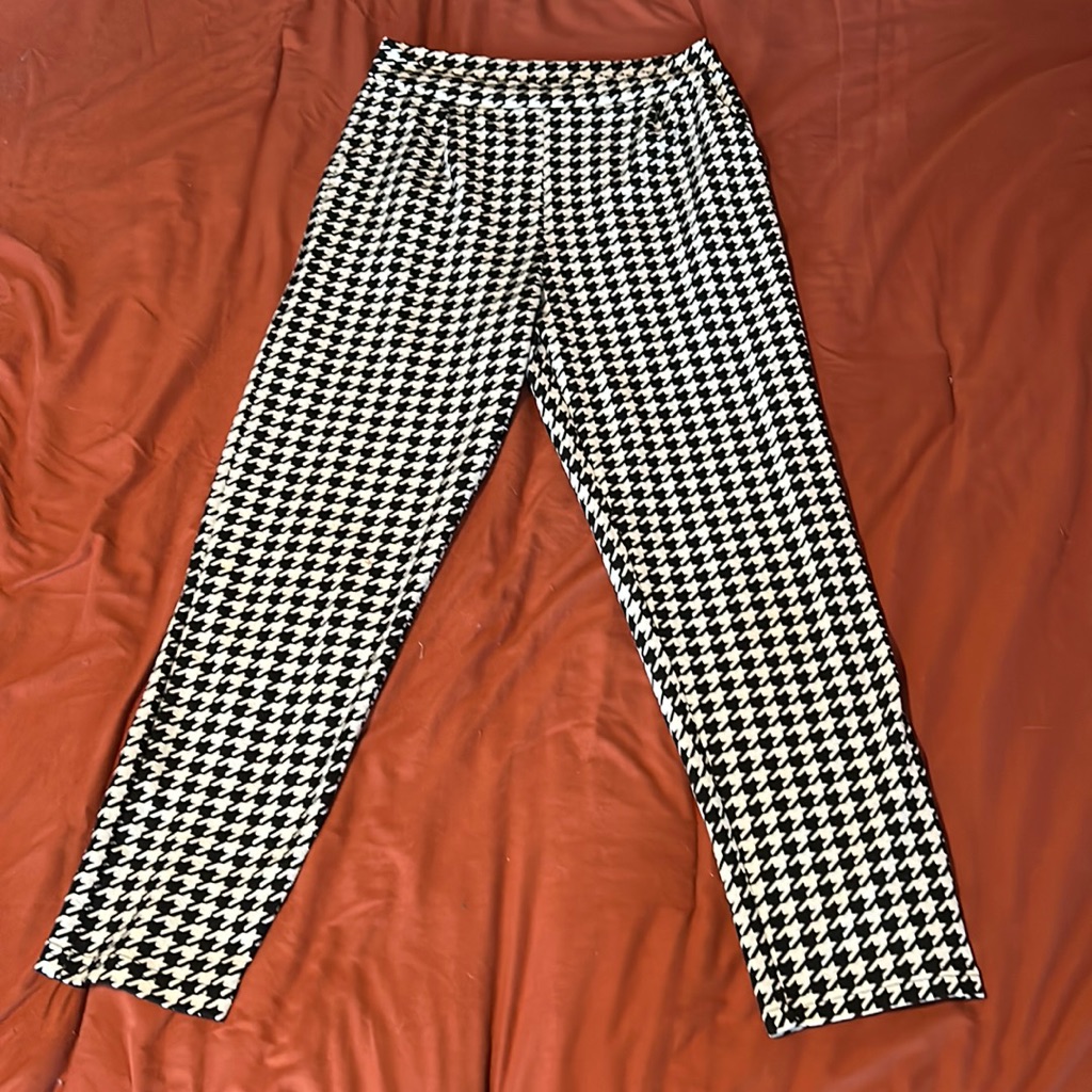 Black & White Patterned Pants